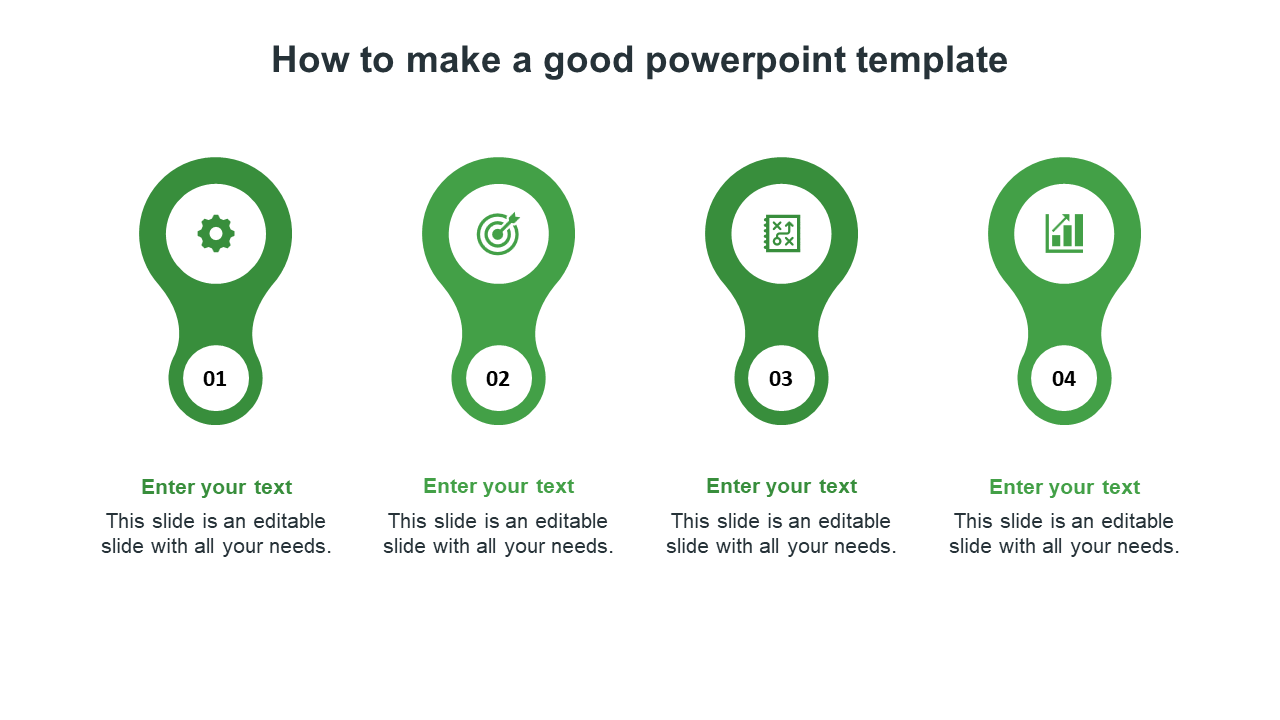 how to make a good powerpoint template-green